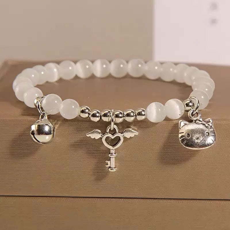 Style Blessing Card Beaded Female Summer Niche Design Temperament Imitation Bracelets