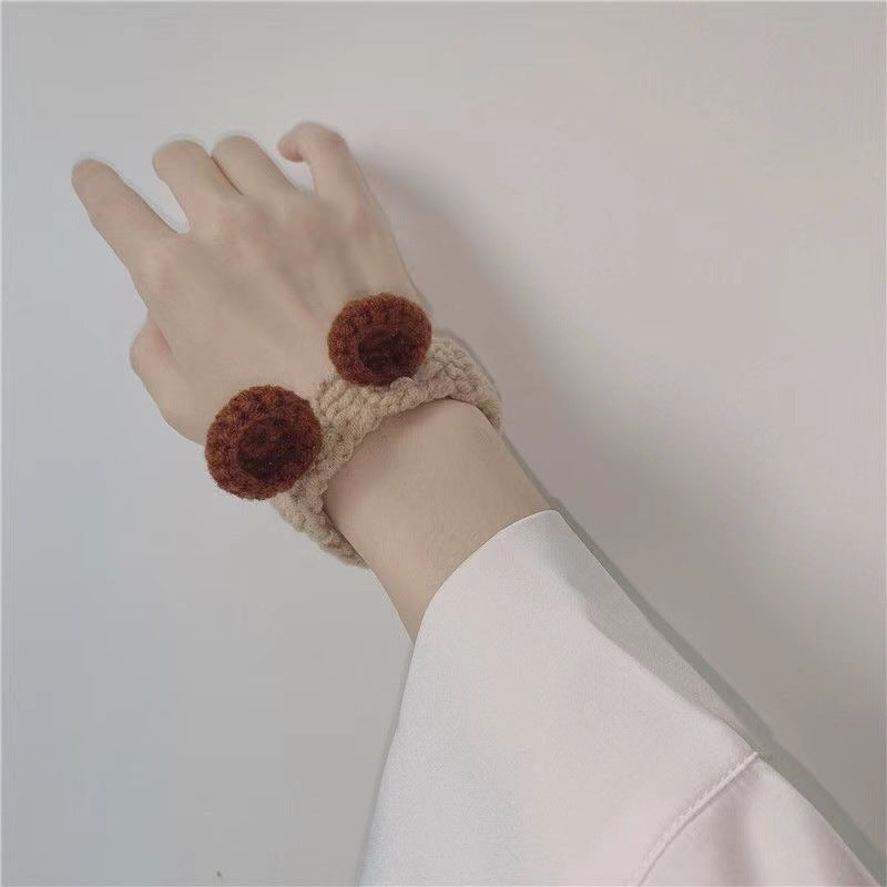 Bear Wool Hand-woven Cute Rabbit Ear Couple Bracelets