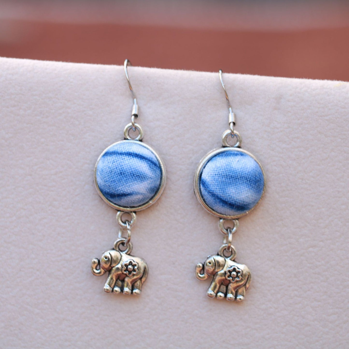Yunnan Dali Ethnic Style Handmade Fabric Earrings