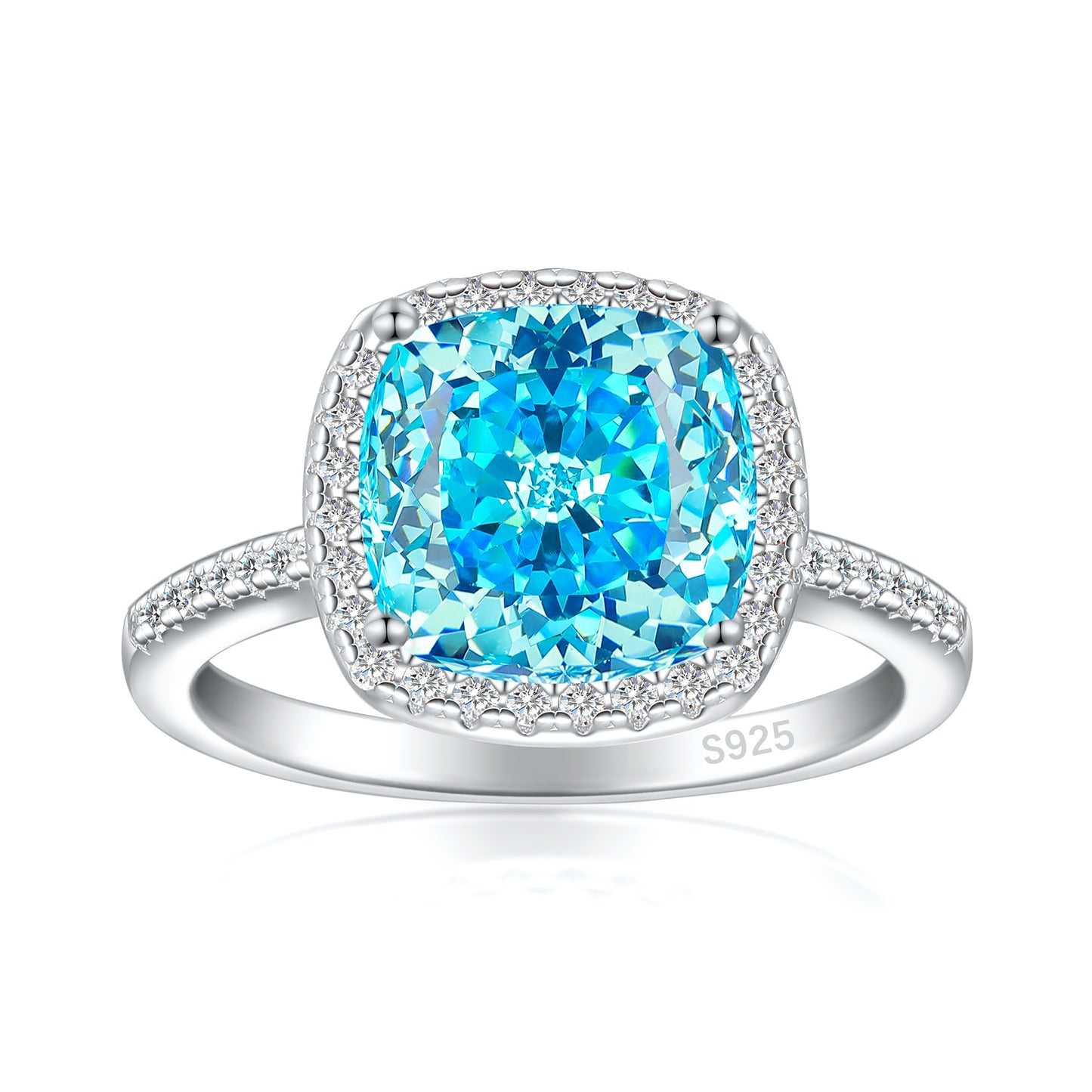 Karat High Carbon Rhinestone Female Niche Advanced Light Rings