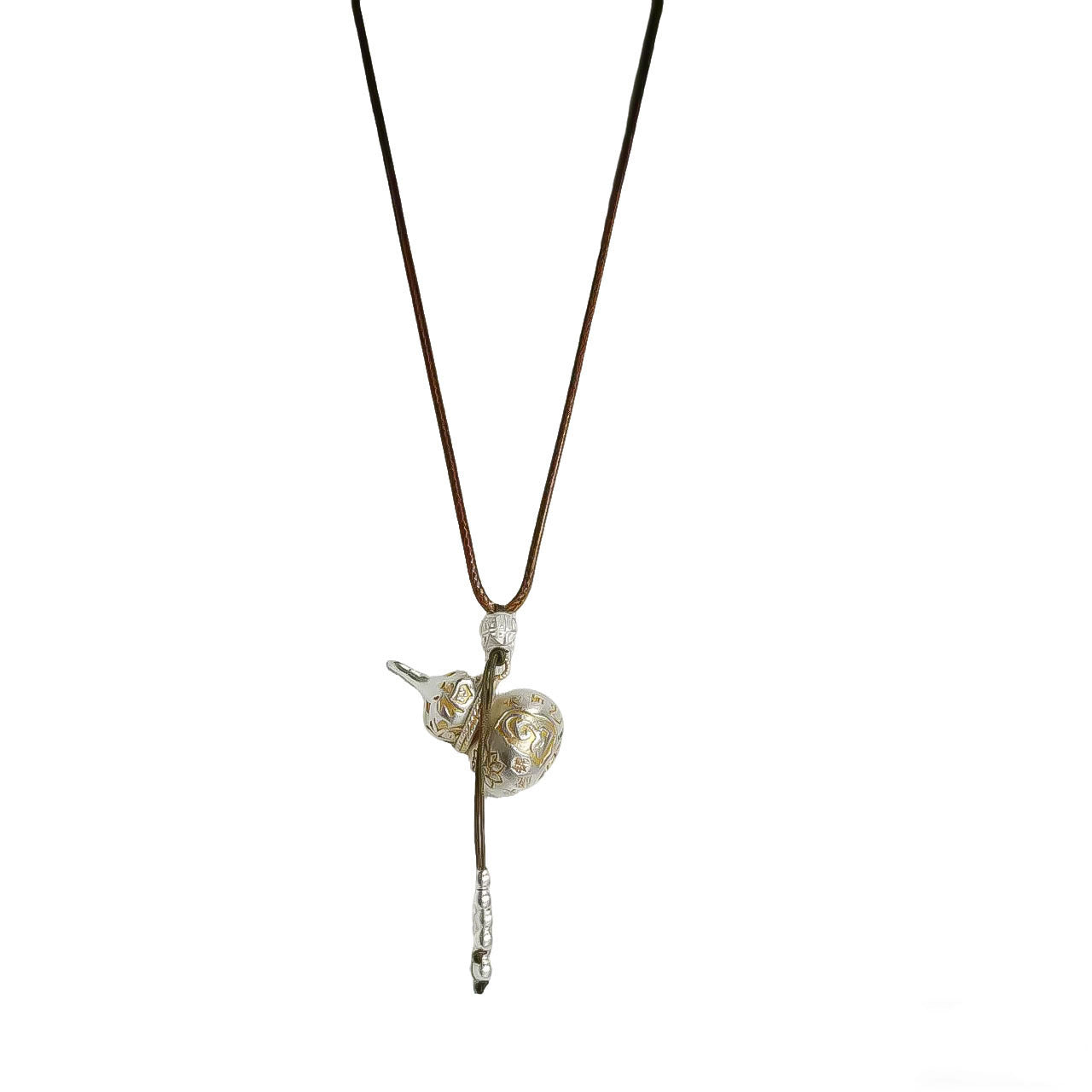 Women's Yuan Beast Gold Gourd National Style Long Calabash Necklaces