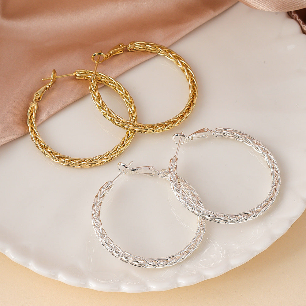 Women's Woven For Trendy Simple Ear Niche Retro Bracelets