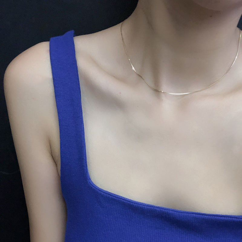 Snake Bones Niche Thin Simple Graceful Necklaces