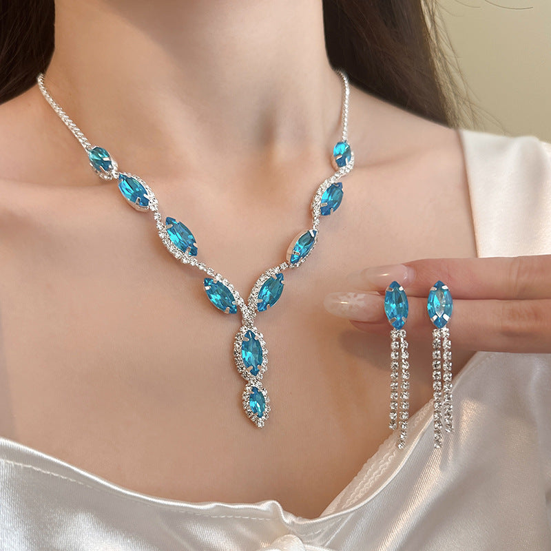 Elegant Drop Round Light Luxury Minority Necklaces