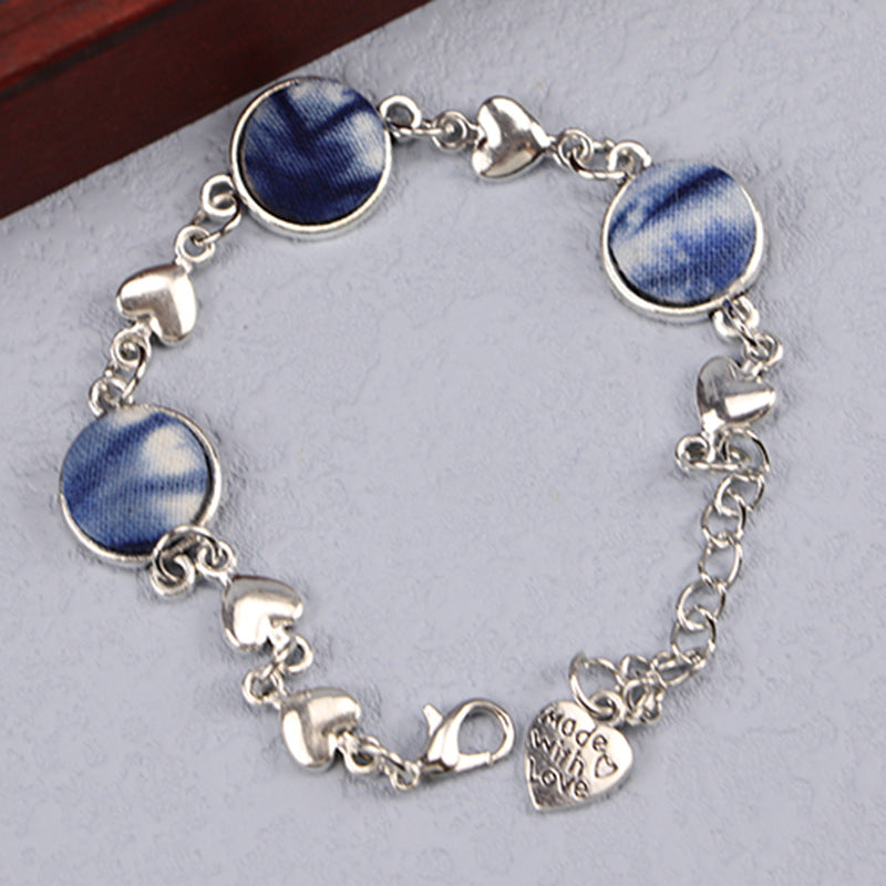 Women's Yunnan National Style Blue Dyed Dali Bracelets