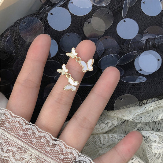 Women's Butterfly For Temperament Wild Mori Style Fresh Cute High-grade Ear Earrings
