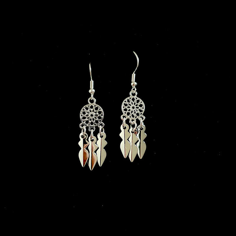 Style Ethnic Retro Minority Design Long Earrings