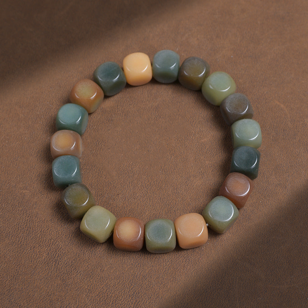 Women's & Men's Natural Bodhi Bead Pliable Temperament Hand Toy High Oil Density Bracelets