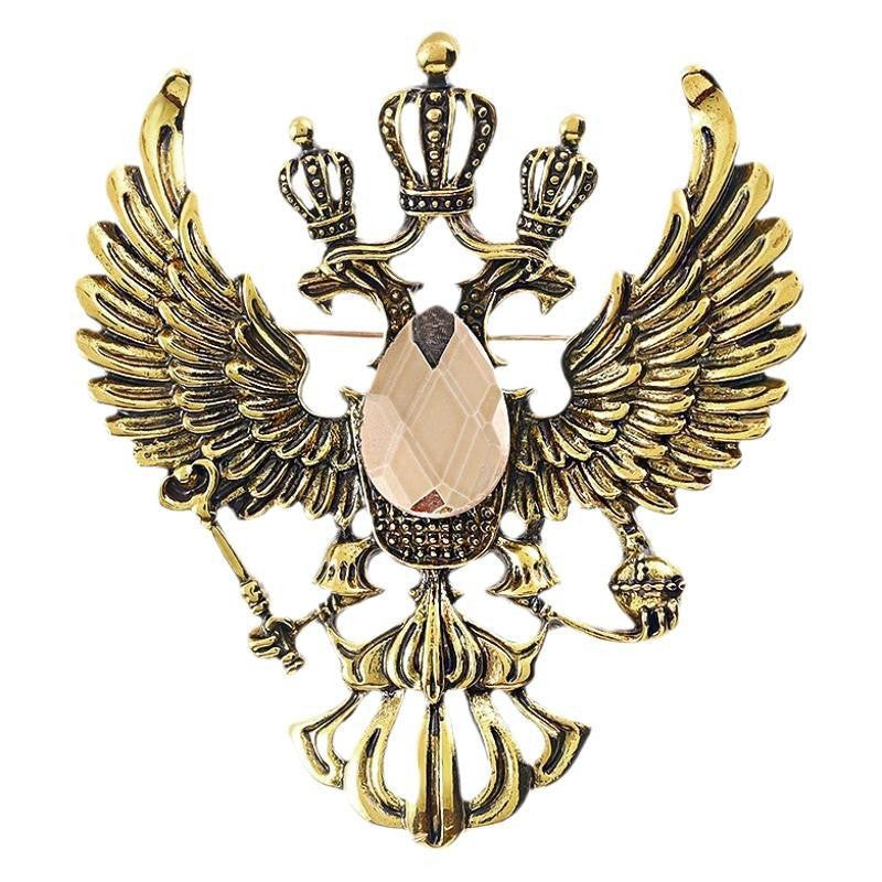 Men's Personalized Retro Animal Brooch Diamond Cartoon Lion Brooches