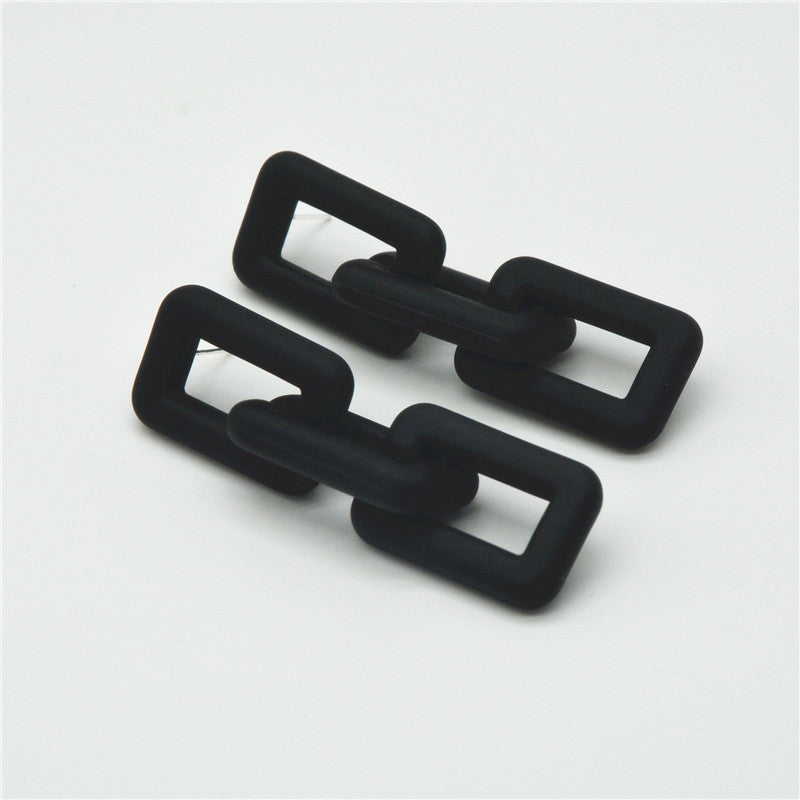 Women's Needle Color Chain For Simple Long Earrings