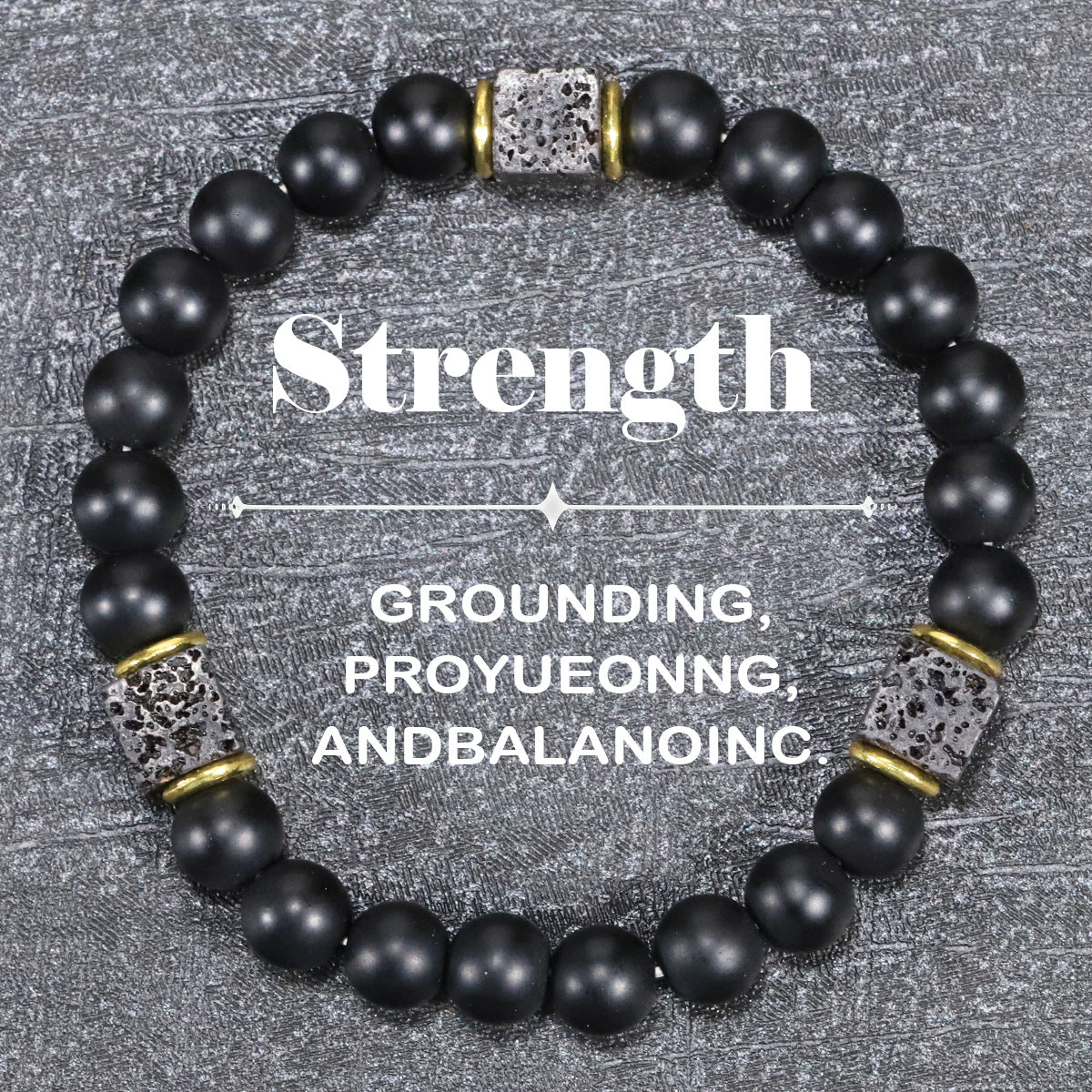 Tigereye Natural Stone Beaded Crystal Unisex Bracelet