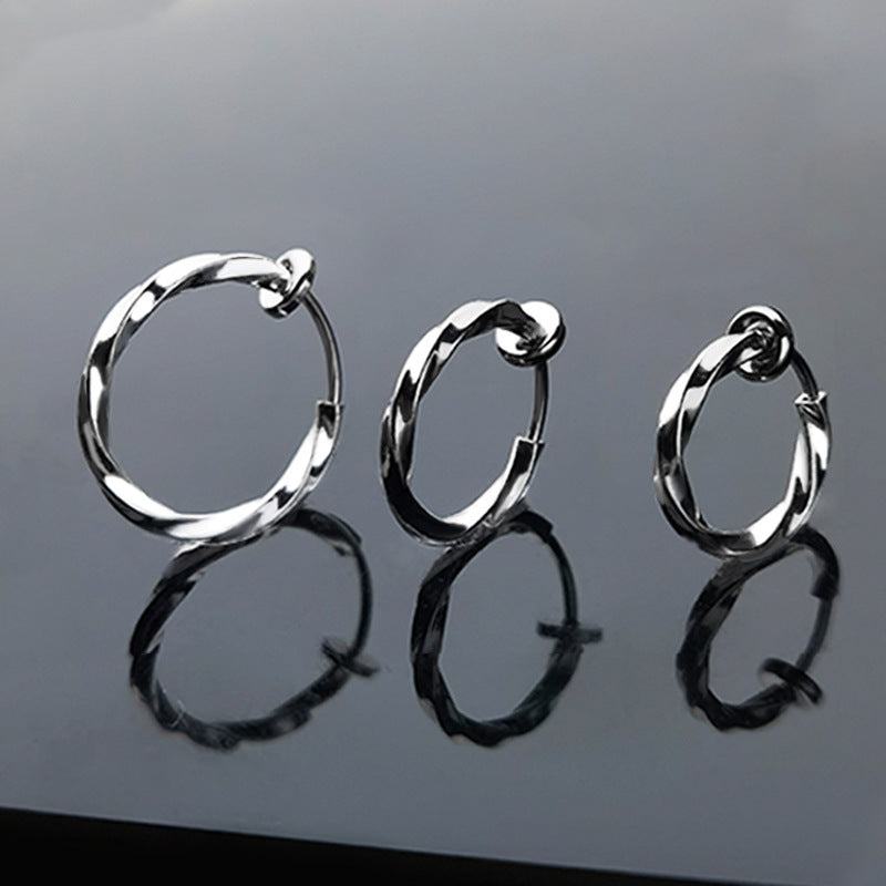 Men's Pierced Niche Personality Fashion Trend Piercing Ear Buckle