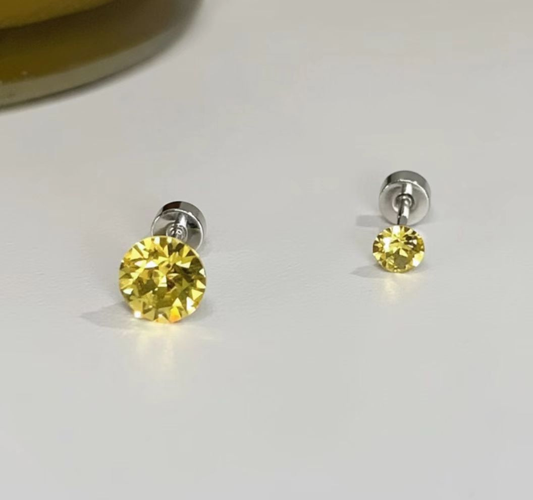 Ear Bone Clip High-grade Atmosphere Full Stud Earrings