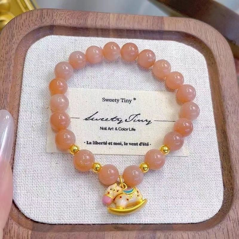 Sun Orange Life Female Style Light Luxury Advanced Exquisite Girlfriend Bracelet