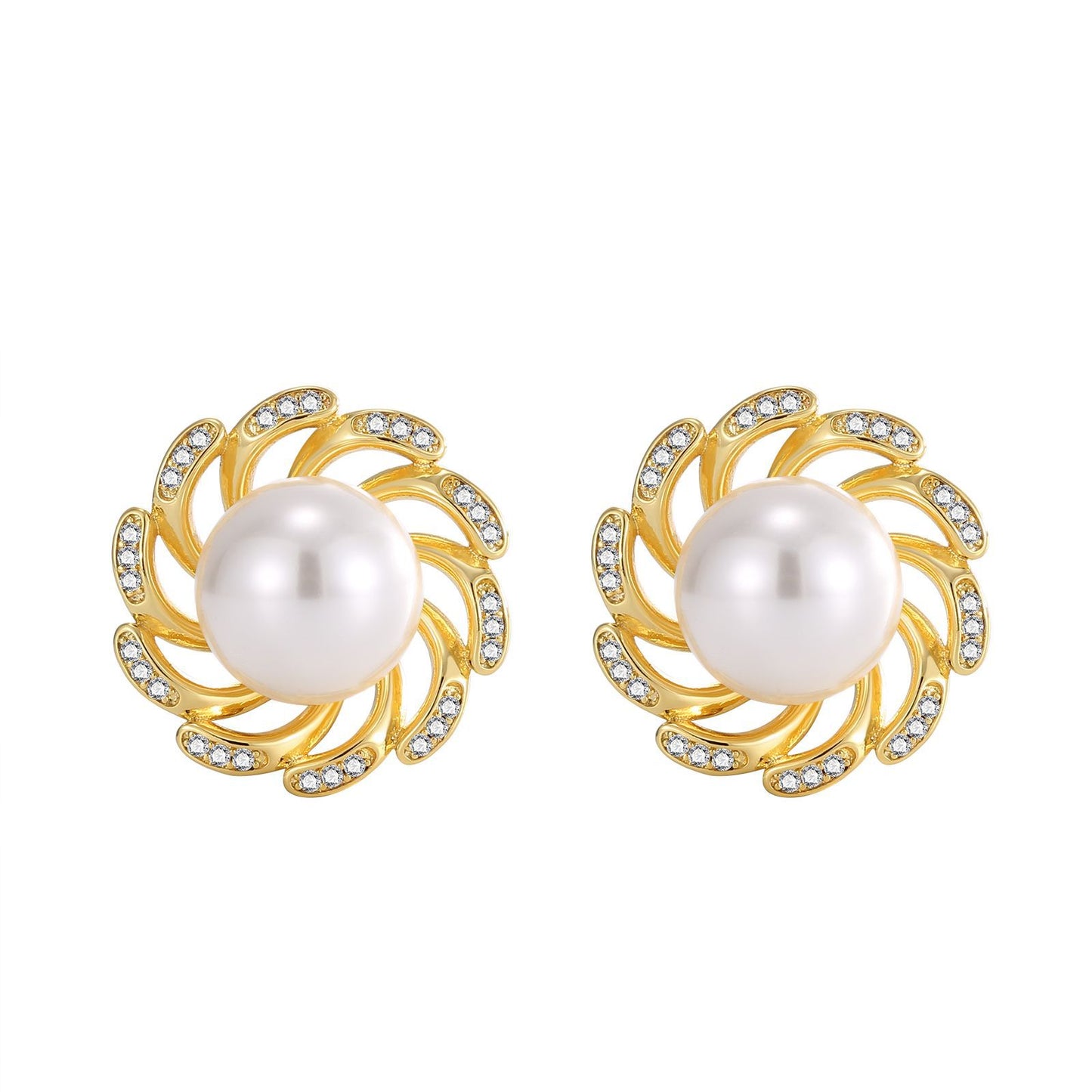 Women's Aloofness Style Suit Design Delicate Diamond Elegant Earrings