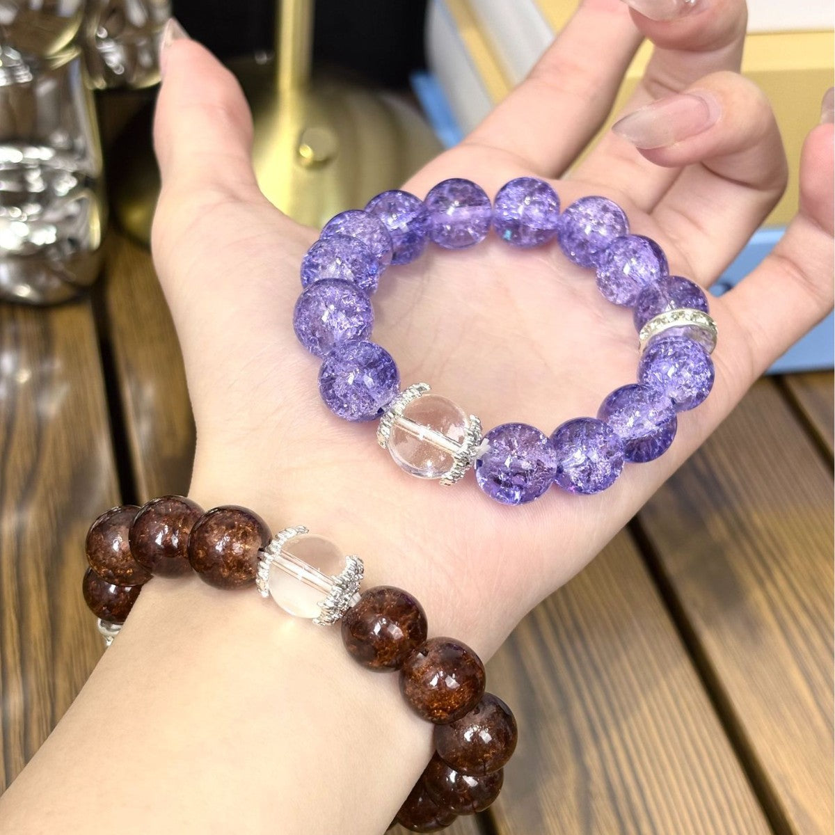 Lotus Lucky Beads Design Sense Ancient Bracelet
