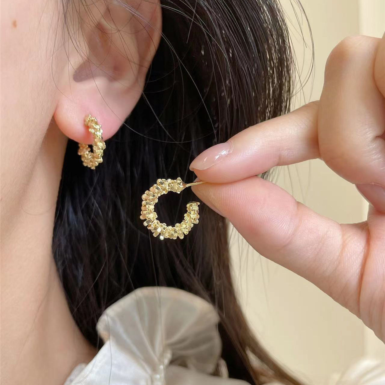 Niche Affordable Luxury Fashion Advanced Design Stud Earrings