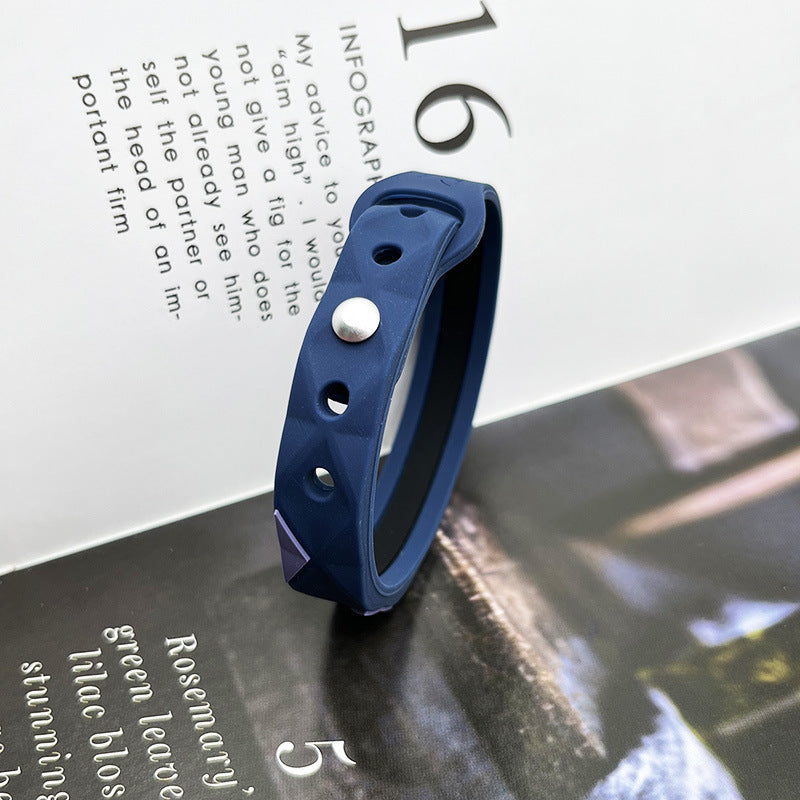 Women's & Men's Silicone Anion Outdoor Sports Balance Energy Bracelets