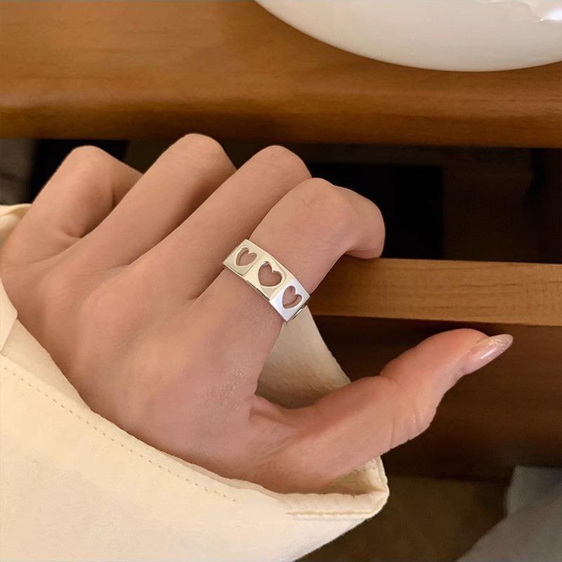 Stacked Vintage Female Design Simple Cold Rings