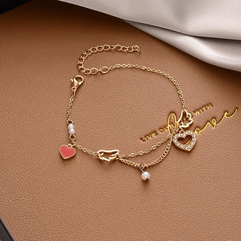 Women's Korean Pearl Simple Design Light Luxury Bracelets