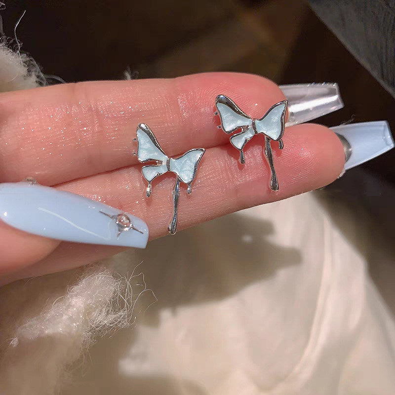 Women's Zircon Tassel Light Luxury High Sense Stud Earrings
