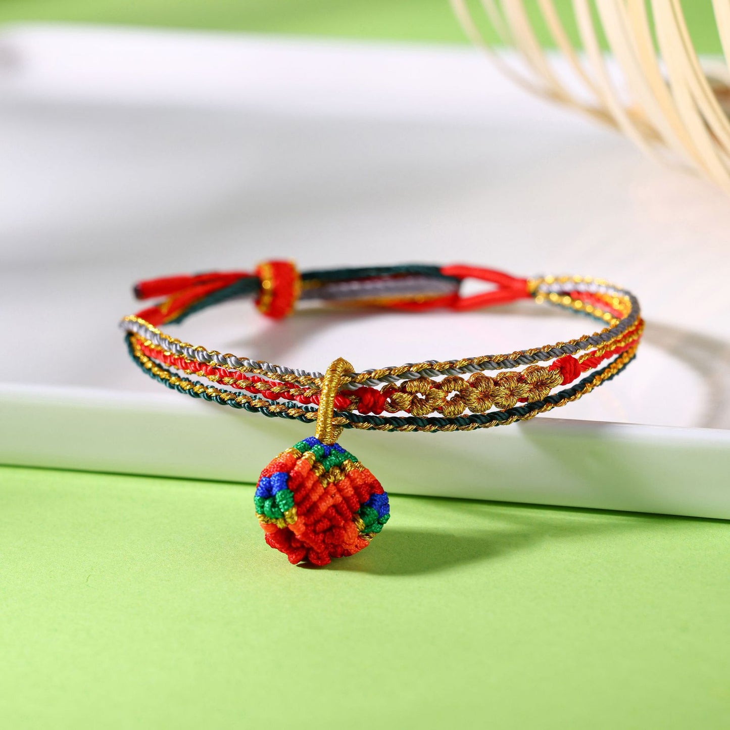 Children's Dragon Boat Festival Colorful Rope Carrying Strap Hand-woven Tiger Sachet Bracelets