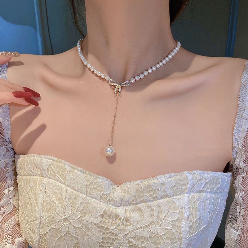 Women's Bow Elegant Light Luxury Niche Design Necklace