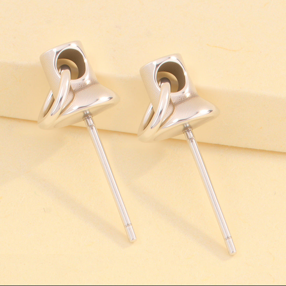 Men's Handle Trendy Personalized Hip Hop Single Fashion Simple Earrings