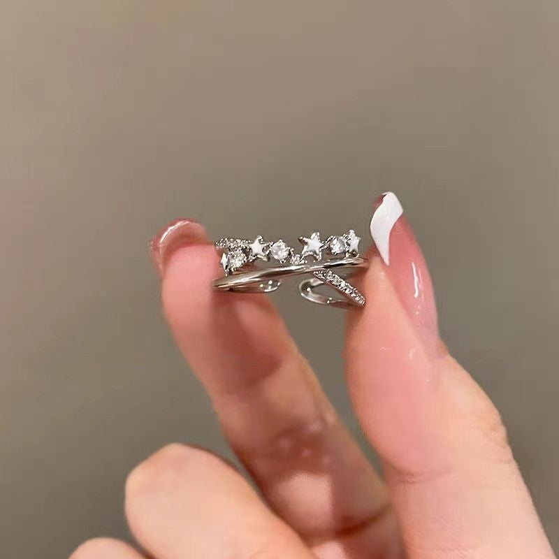 Women's Bow Tie Fashion Elegant Graceful Index Finger Light Luxury Minority Ring