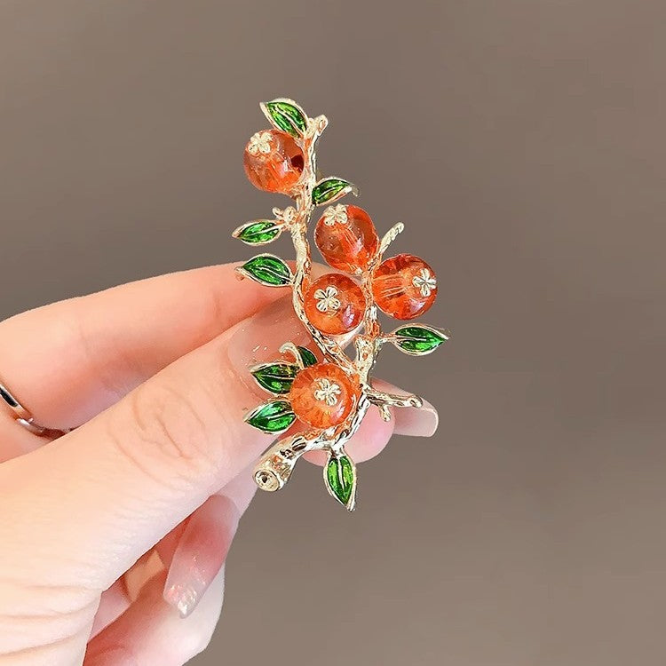 Golden Pearl Corsage Wheat Brooch Female High-grade Brooches