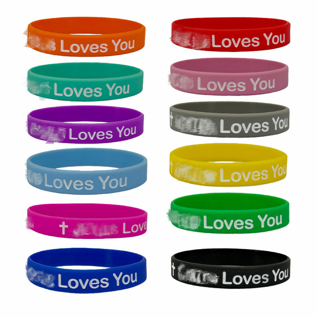 Hand Faith Inspirational Quotes Festival Theme Party Event Bracelets