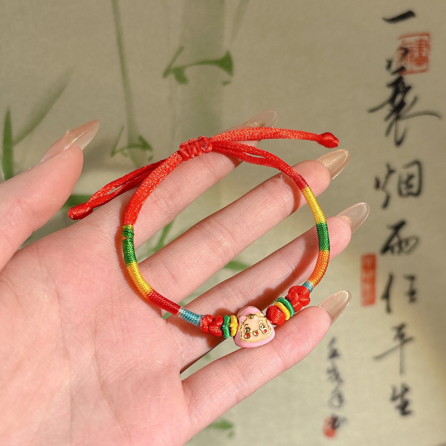 Boat Festival Carrying Strap Colorful Rope Wind Hand-woven Bracelet