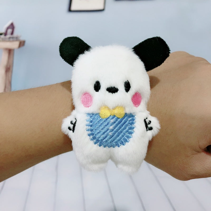 Children's Plush Cartoon Pop Cute Sun Flower Couple Female Dinosaur Slap Bracelet