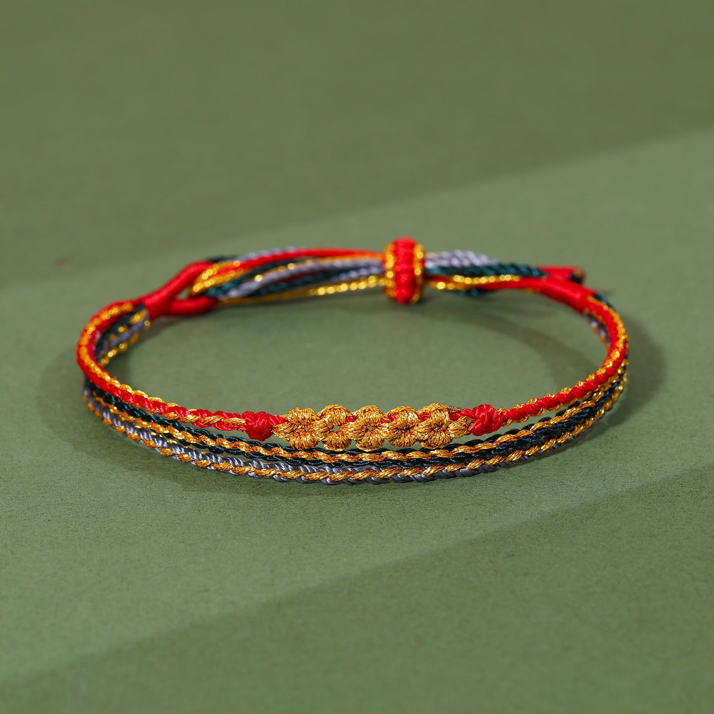 Festival Colorful Rope Ethnic Style Hand-woven Adult Small Sachet Carrying Bracelet