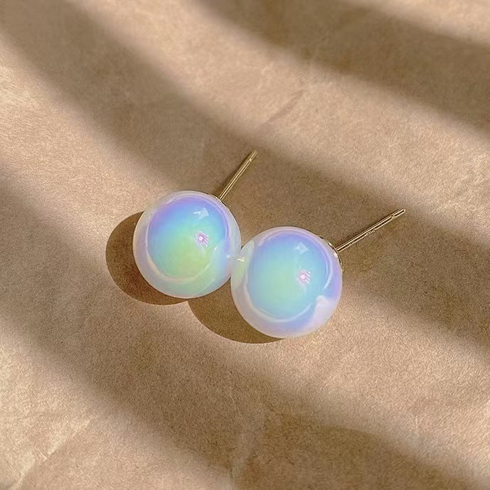 Women's Niche Retro Affordable Luxury Large Pearl Earrings
