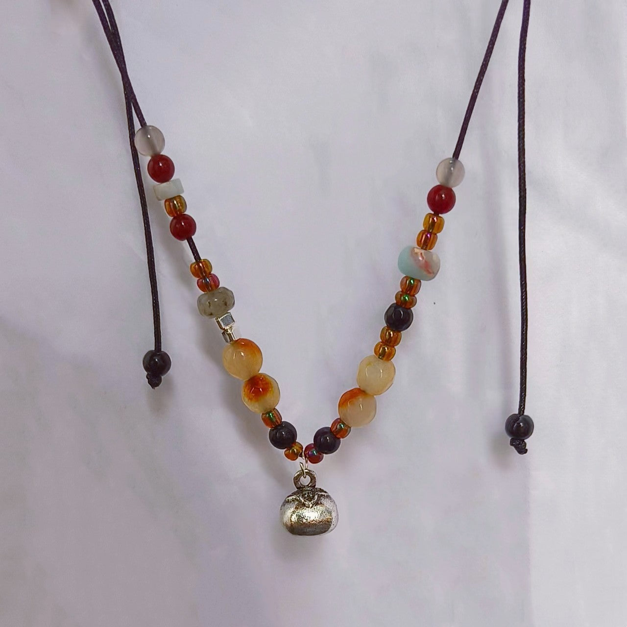 Women's Vintage Ethnic Style Tassel Flower Basket For Niche Design National Necklace