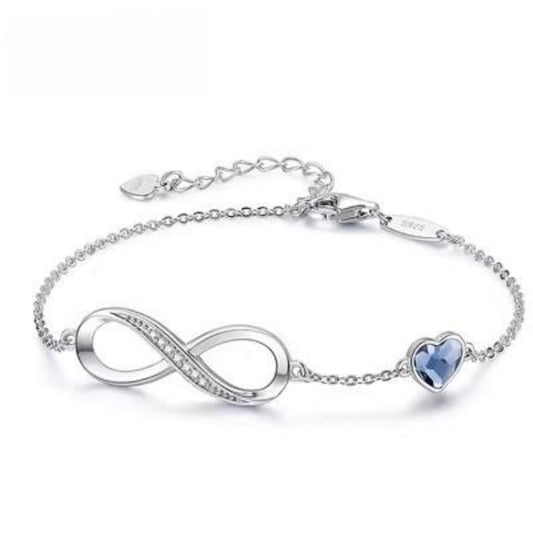 Women's Shiny Symbol Heart-shaped Simple Fashion Unlimited Number Bracelet