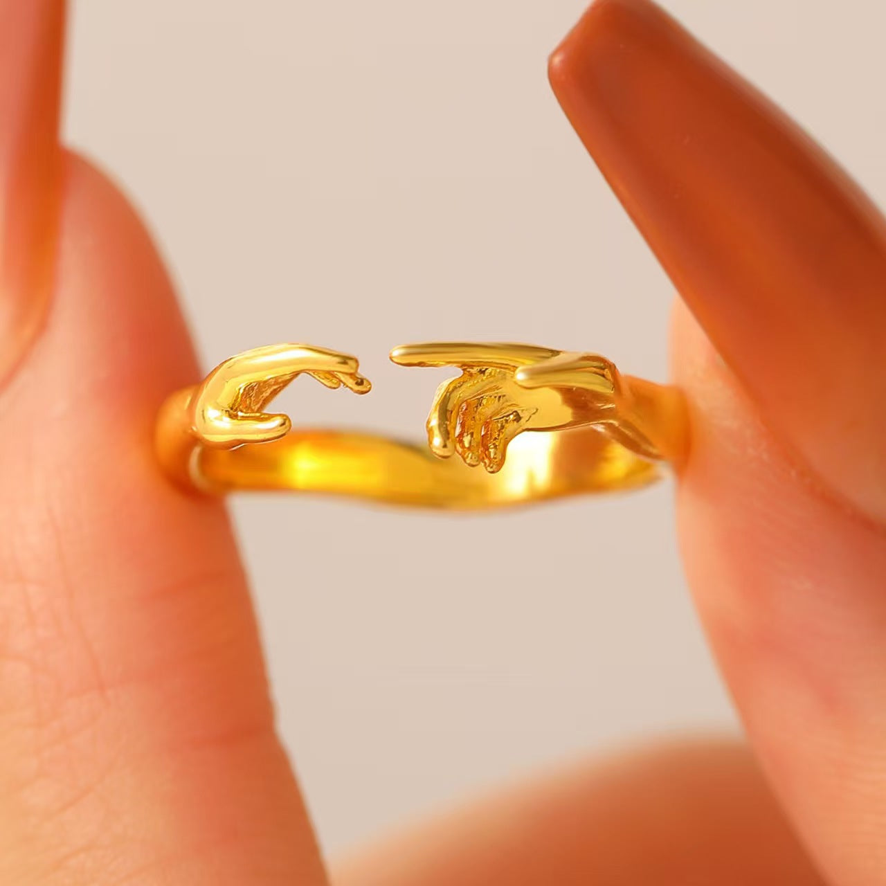 Create Two-hand Opening Adjustable Female Niche Rings