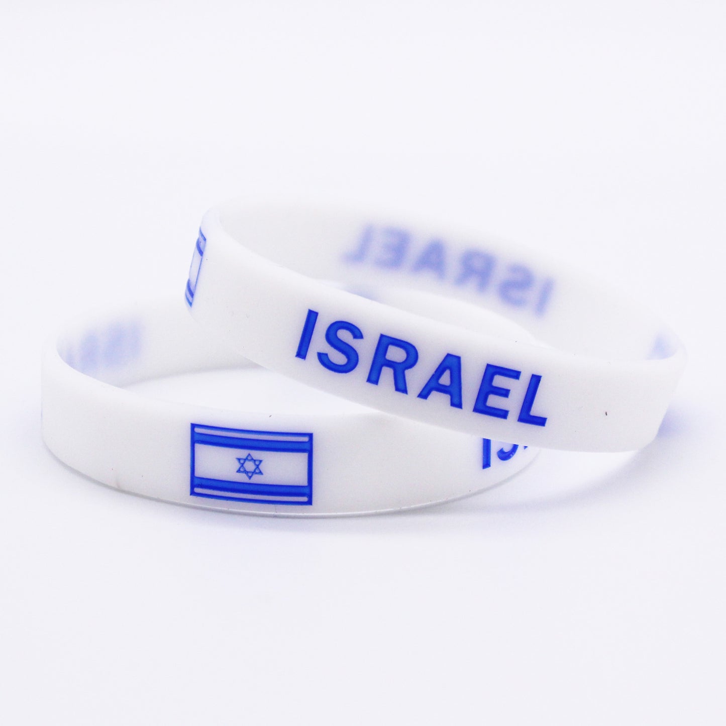 Fashion Elegant Flag Israel Luminous Football Bracelets