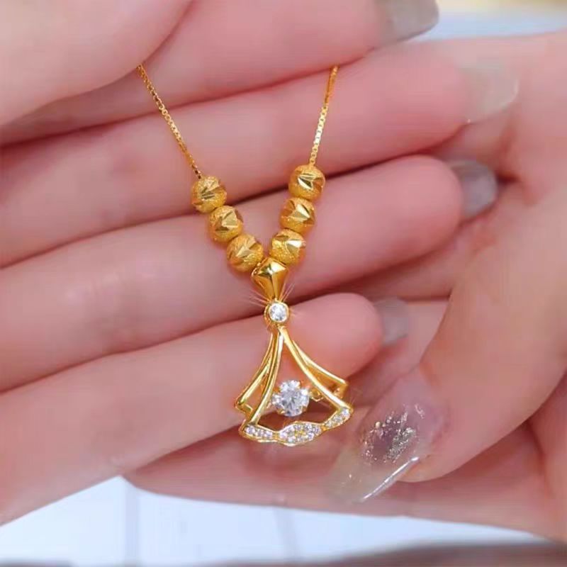 Women's Skirt Smart Zircon Beads For Affordable Luxury Fashion Necklace