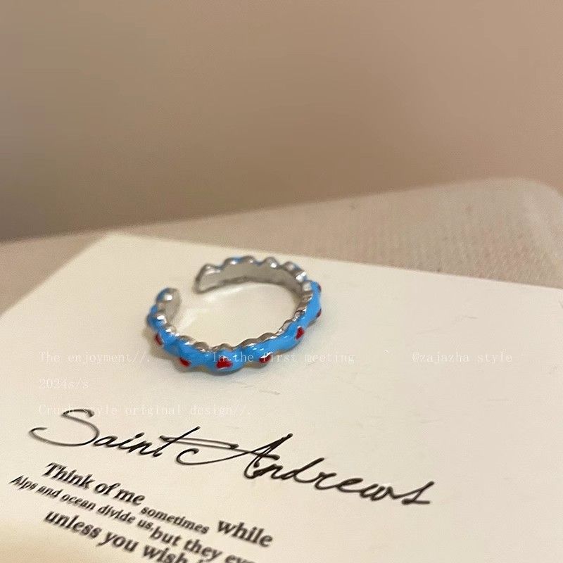 Women's Ancient Retro Fashion Twin Temperament Personality Style Rings
