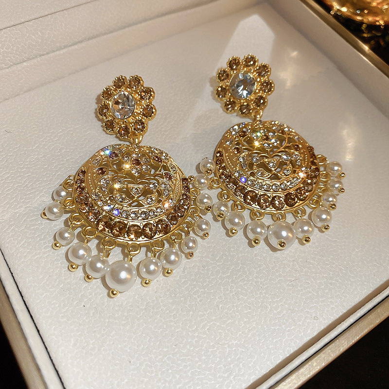 Zircon Butterfly Water Drop Ear Female Rings