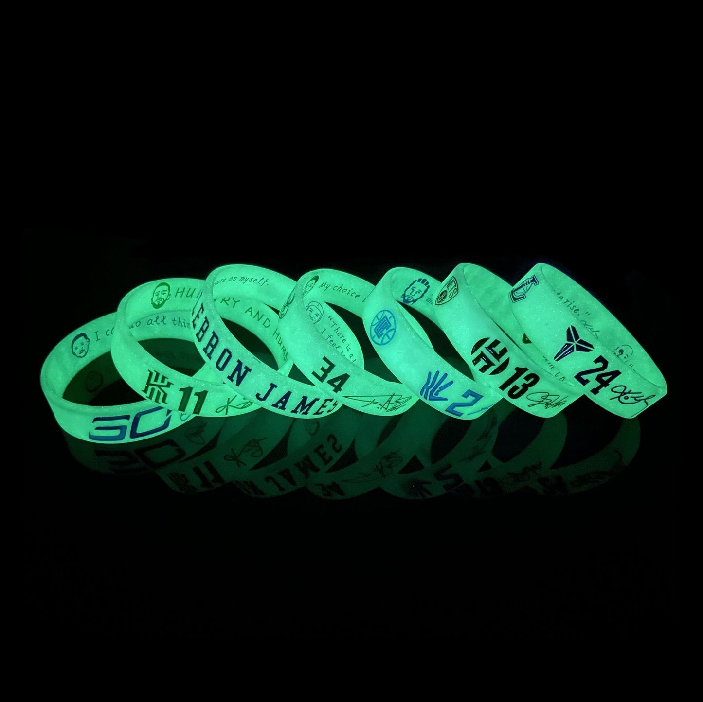 Basketball Harden James Curry Luminous Widened Avatar Inspirational Lava Bracelet
