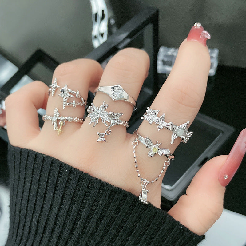 Open Female Niche High Sense Fashion Rings