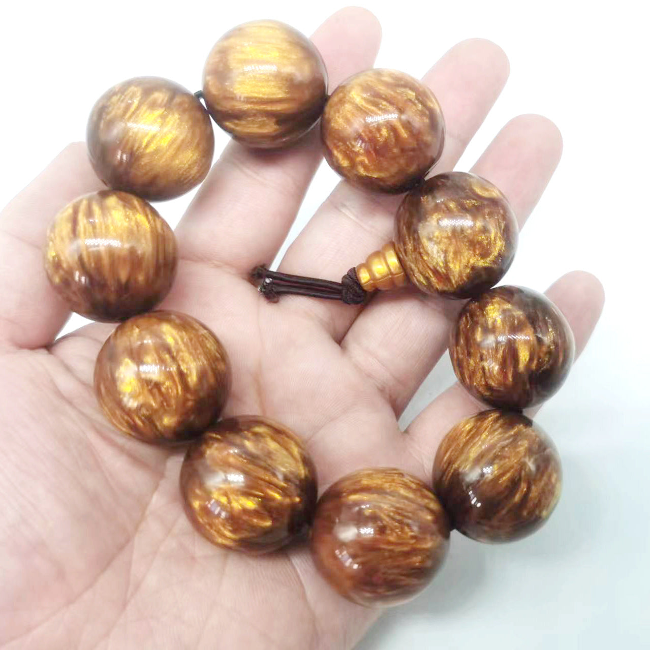 Willow Pagoda Single Circle Prayer Beads National Style Stall Resin Bracelet
