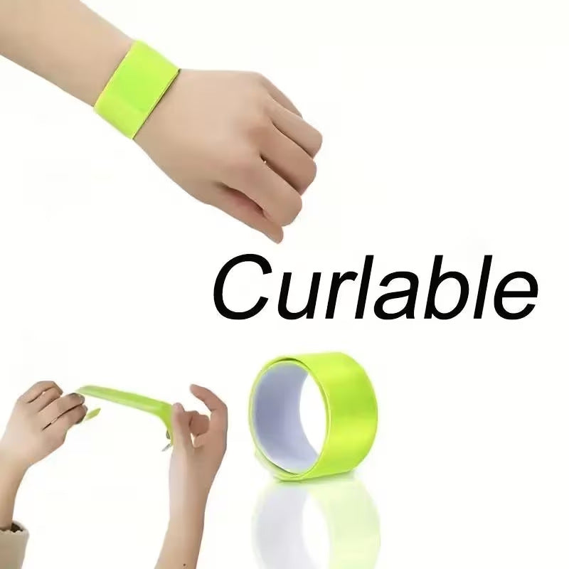 Children's Stripe Pop Safety Warning Le Night Riding Wrist Bracelet
