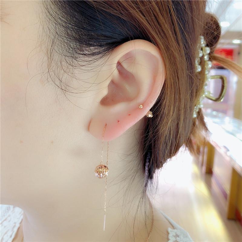 Gold Russian Hollow Ball Antique Rose Plated Rings