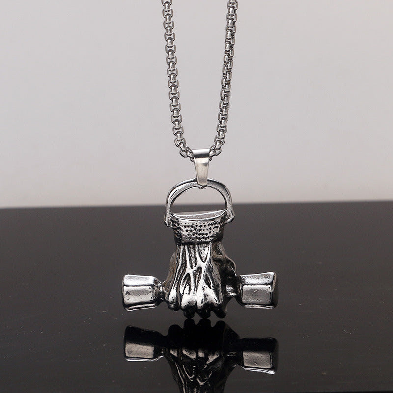 Women's & Men's Fashion Personality Street Hip Hop Simple Vintage Sweater Necklace