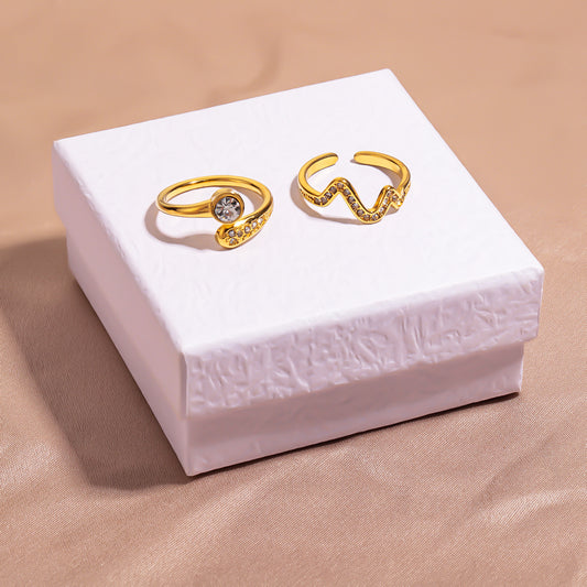High Sense Box Paper Storage Gift Rings
