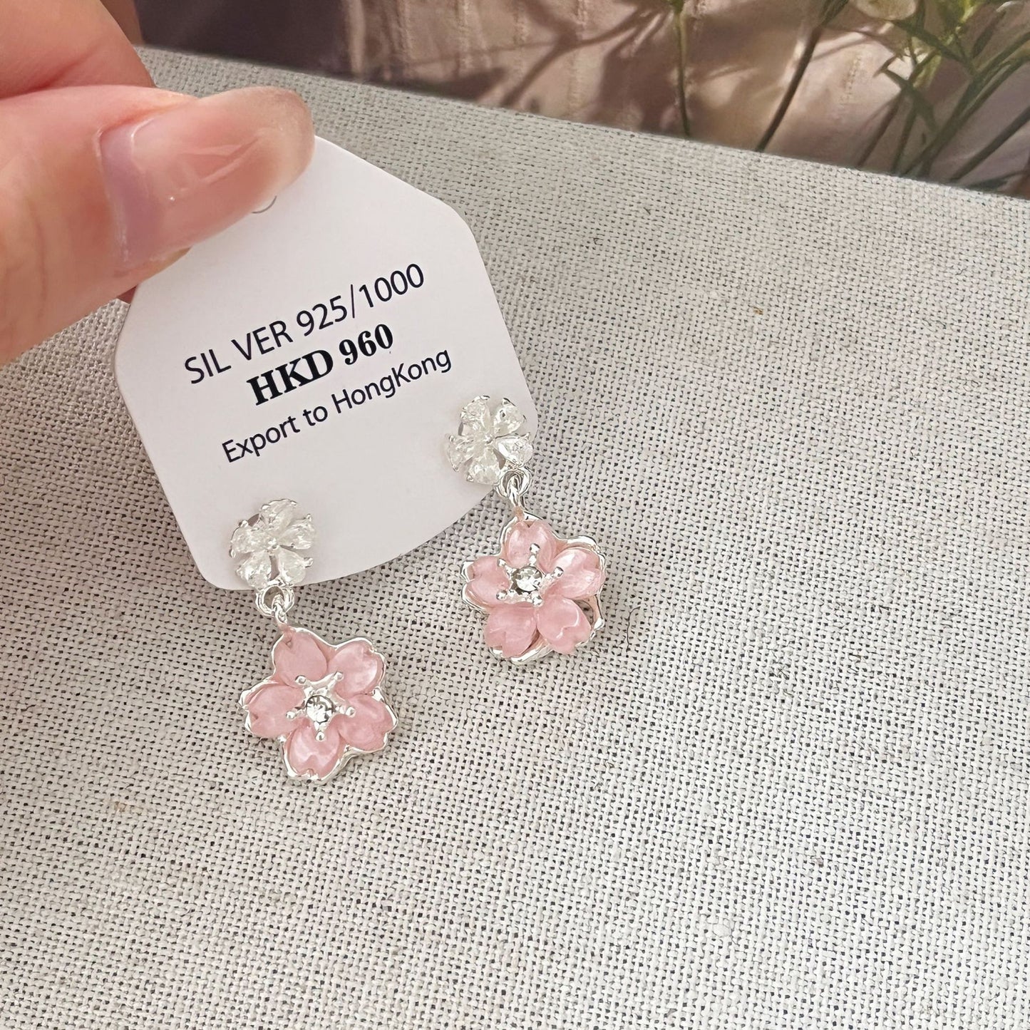 Cherry Blossom Diamond Exquisite Sweet Girly Rings